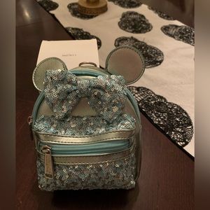Loungefly mini backpack/mini wristlet.